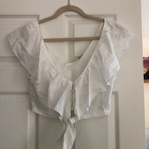 White Zara Blouse!